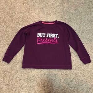 Sonoma Fuscia Sweatshirt Girl's Medium